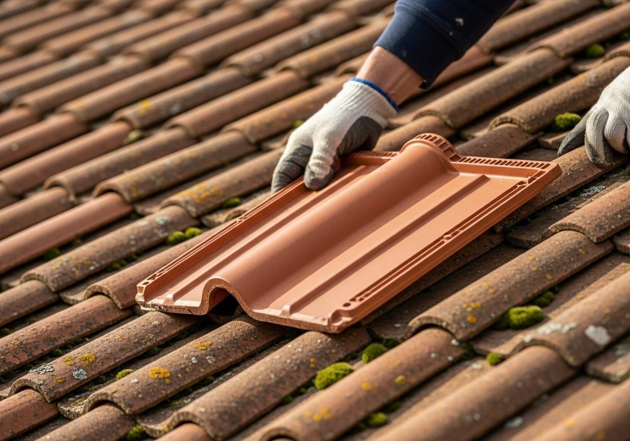 Illustration pour Les tuiles solaires : prix, aides et rentabilité